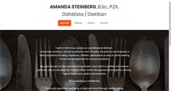 Desktop Screenshot of amandasteinberg.com