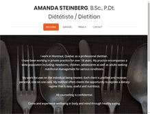 Tablet Screenshot of amandasteinberg.com